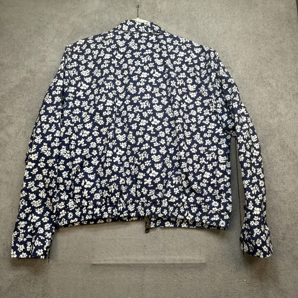 Polo‎ Ralph Lauren Jacket Zip Floral Print Lightweight Women's Large